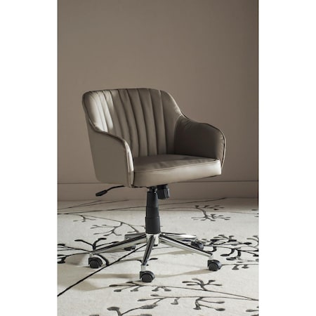 Safavieh Hilda Desk Chair, Grey FOX8509B